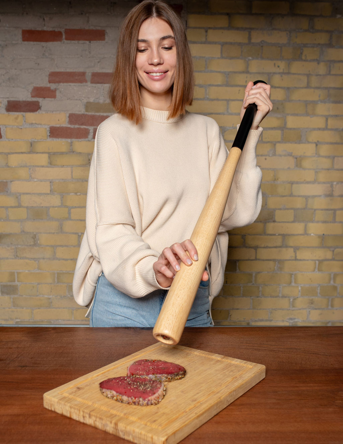 Baseball Pepper Baseball Bat Pepper Mill | Custom Engraved | Millhouse Shop
